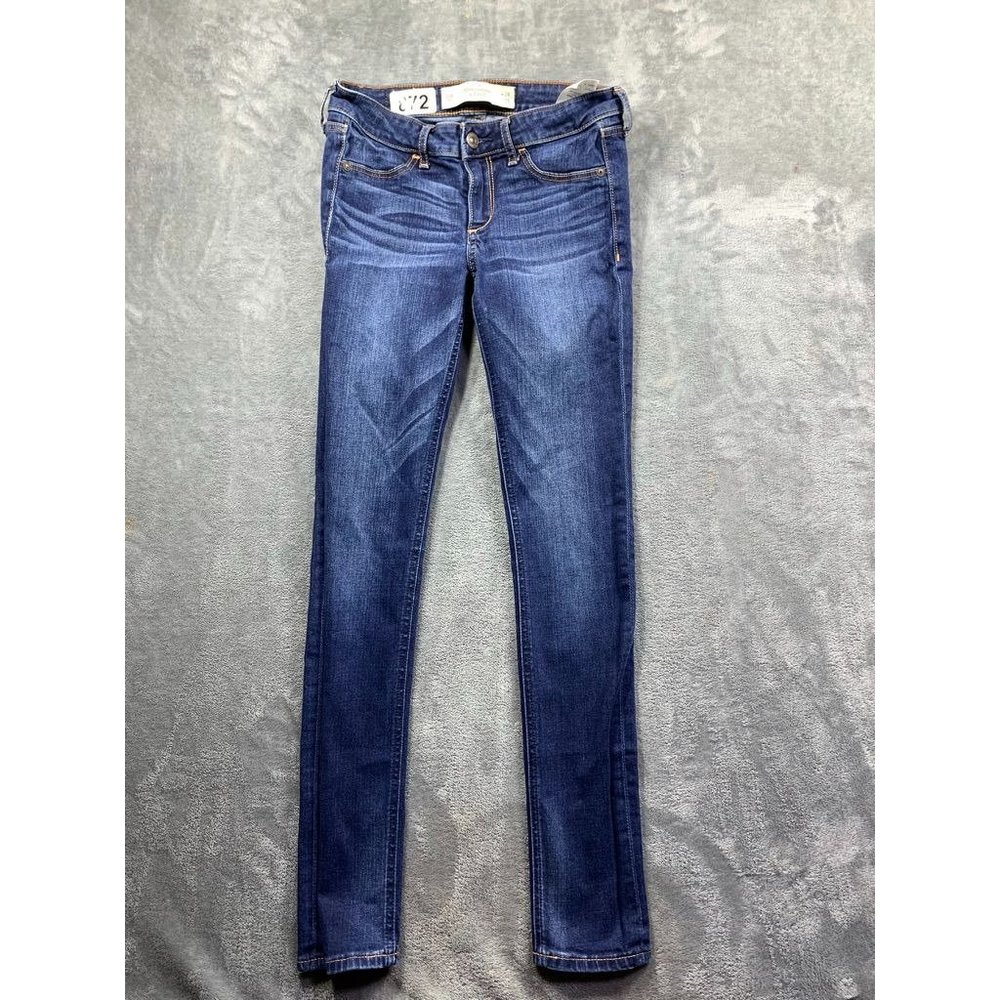 Abercrombie & Fitch Blue Skinny Jeans For Women Size 00r (872)